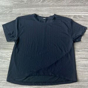 Lululemon Black Racerlength Shirt